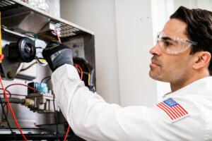 Service Minds One Hour tech providing furnace services in Miami, FL 